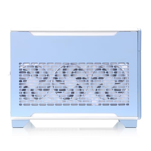 Thermaltake TR100 Mini-ITX Desktop Blue / White Mesh Side Panel, USB 3.2 Gen 2 Type-C, USB 3.2 Gen 1 Type-A image