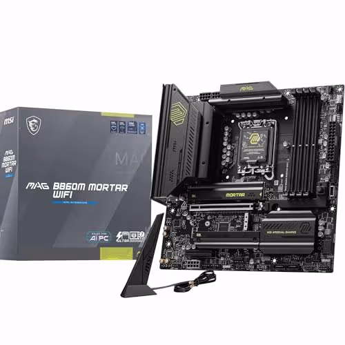 MSI B860 MAG B860M MORTAR WIFI DDR5 Micro ATX image