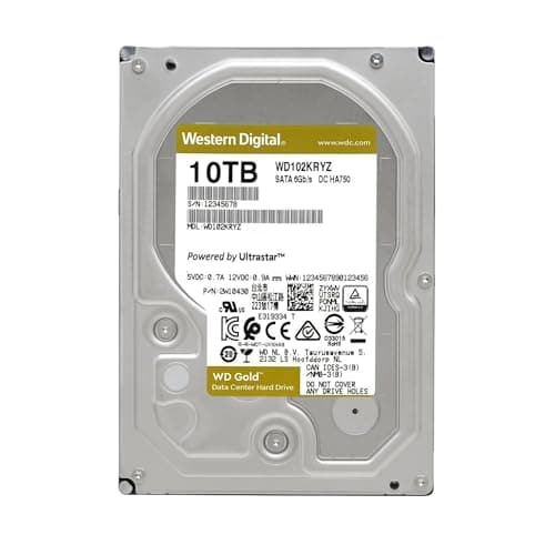 Western Digital Gold 10TB HDD 3.5" 7200RPM SATA image
