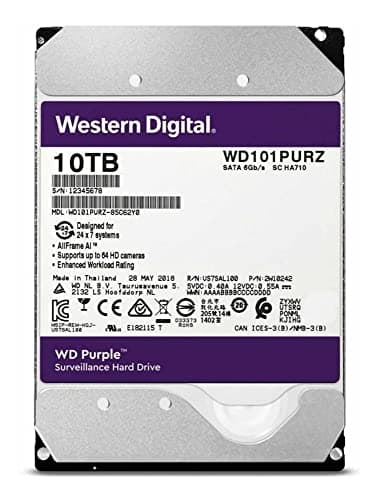 Western Digital Purple 10TB HDD 3.5" 5400RPM SATA 6.0 Gb/s main image