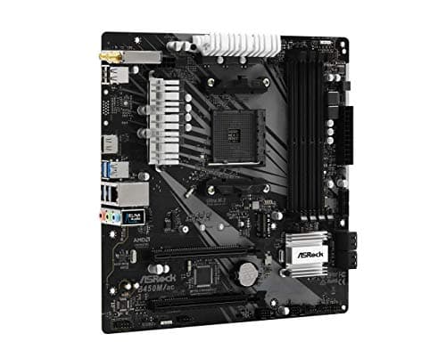 ASRock B450 M/AC AM4 DDR4 Micro ATX image