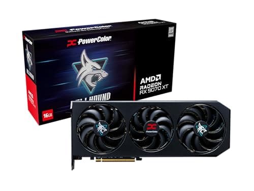 PowerColor Hellhound OC Radeon RX 9070 XT 16GB GDDR6 Black main image