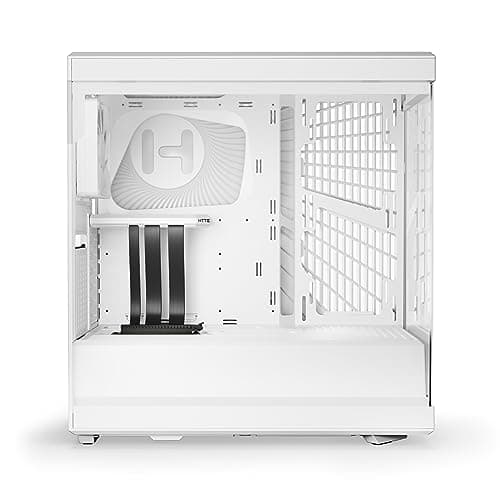 HYTE Y40 ATX Mid Tower White Tempered Glass Side Panel image