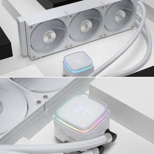 Ocypus Iota Water 360mm 77 CFM White image