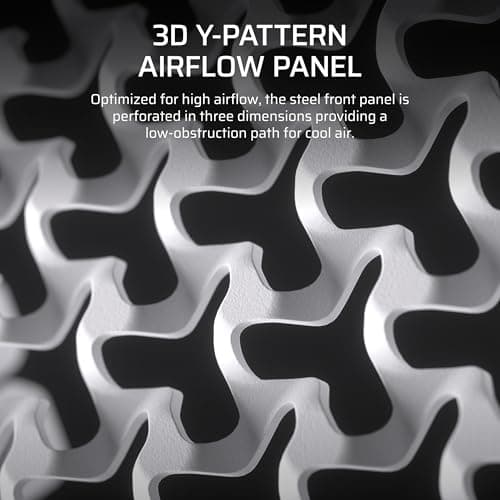 Corsair FRAME 4000D Modular Mid-Tower PC ATX Case - White image