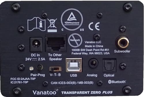 Vanatoo Transparent Zero Plus 2.0 96 W Speaker System image