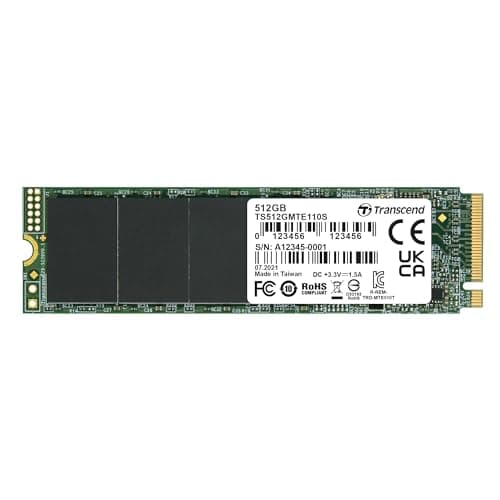 Transcend 110S 512GB SSD M.2-2280 PCIe 3.0 X4 NVMe image