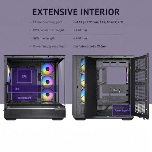 Antec C7 ARGB ATX Mid Tower Black Tempered Glass image