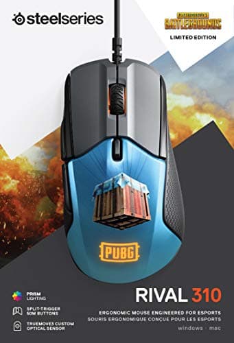 SteelSeries Rival 310 PUBG Edition Wired Optical Gaming Mouse image