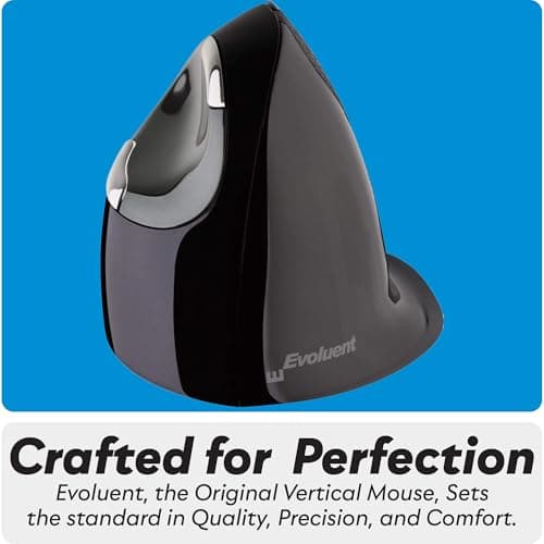 Evoluent VMDMW VerticalMouse D Medium Wireless Laser Mouse image