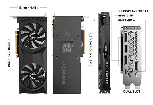 Zotac GeForce RTX 2080 Ti Twin 11GB GDDR6 Black image