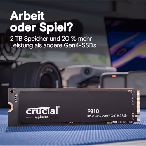 Crucial P310 1TB SSD M.2 PCIe 4.0 NVMe image