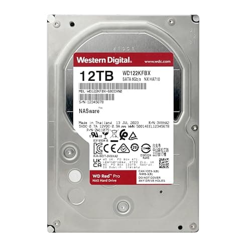 Western Digital Red Pro 12TB HDD 3.5" SATA image