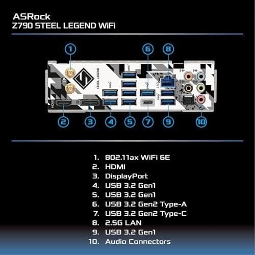 ASRock Z790 Steel Legend WiFi DDR5 ATX image