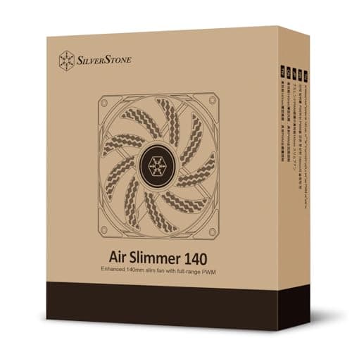 Silverstone Air Slimmer 140mm Black PWM 82 CFM 1-Pack image