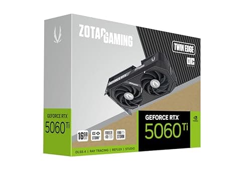 Zotac Twin Edge OC GeForce RTX 5060 Ti 16GB GDDR7 Black image