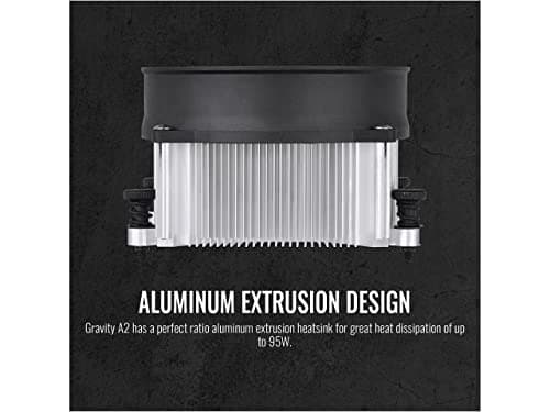 Thermaltake Gravity A2 46.24 CFM Air 60mm Silver / Black image