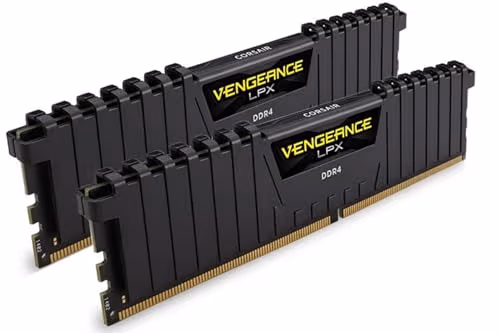 Corsair Vengeance LPX Black / Yellow DDR4-2666 CL16 16GB (2x8GB) image