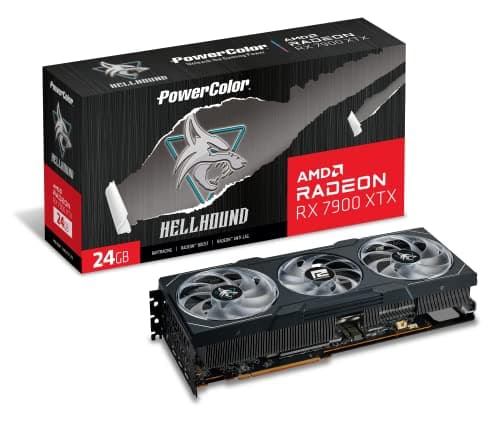 PowerColor Radeon RX 7900 XTX Hellhound 24GB GDDR6 Black image
