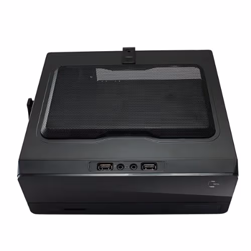 CiT MTX-007B Mini-ITX Desktop Black with 180W Power Supply image