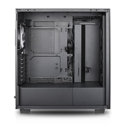 Rosewill Helium Flow RGB ATX Mid Tower Black Tempered Glass image