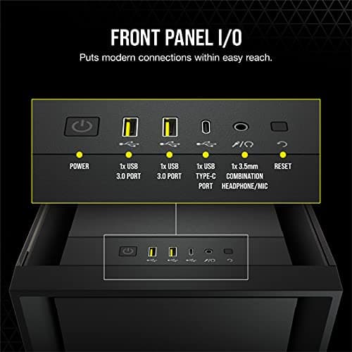 Corsair 5000D Tempered Glass Mid-Tower ATX PC Case - Black image