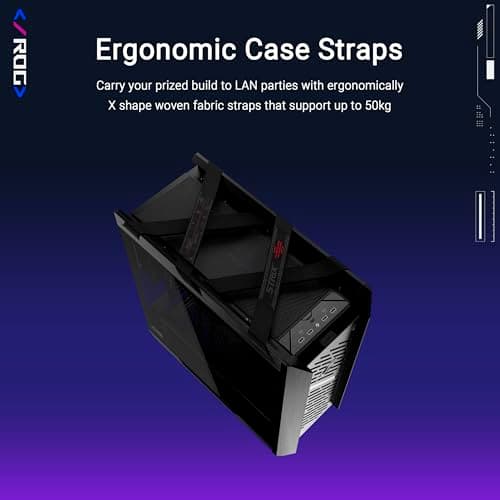 ASUS ROG Strix Helios II Black Edition EATX mid-Tower Gaming PC case image