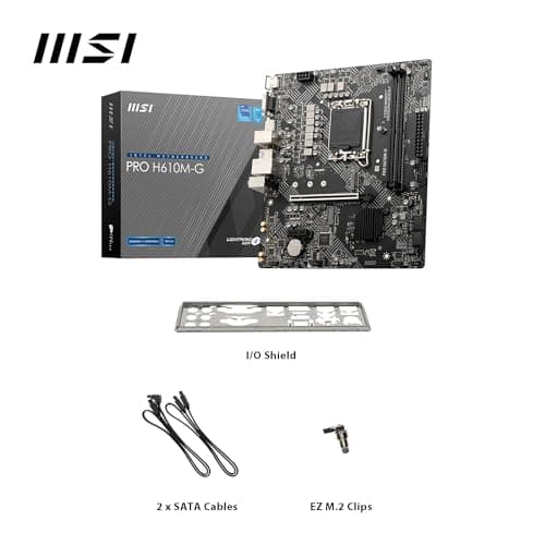 MSI H610 PRO H610M-G LGA1700 DDR5 Micro ATX image