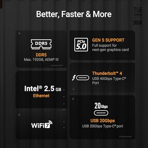 Asus Z890 TUF GAMING Z890-PLUS WIFI DDR5 ATX image