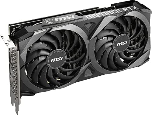 MSI VENTUS 2X OC GeForce RTX 3060 8GB GDDR6 Black image