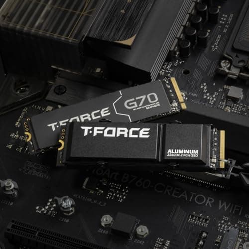 TEAMGROUP T-FORCE G70 PRO Aluminum 1TB SSD M.2-2280 PCIe 4.0 X4 NVMe image
