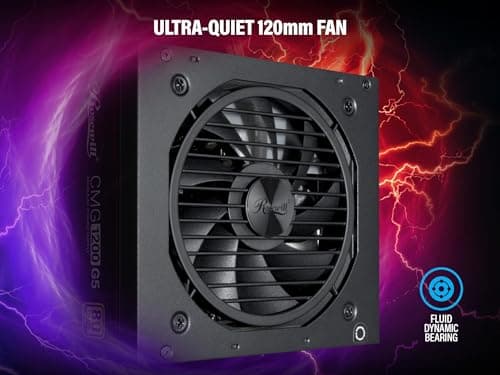 Rosewill CMG1200G5 Black 1200W Fully Modular 80+ Gold Certified image