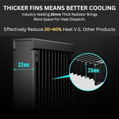 GAMDIAS CHIONE M4-240 Water 240mm Black image