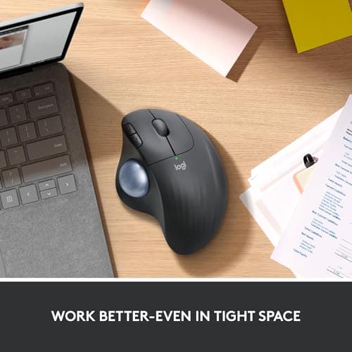 Logitech ERGO M575 Bluetooth/Wireless/Wired Optical Mouse image