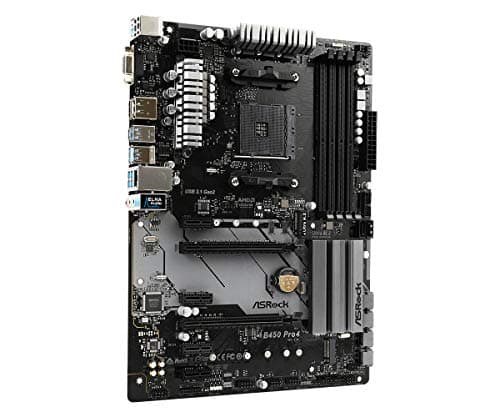 ASRock B450 Pro4 ATX AM4 Motherboard image
