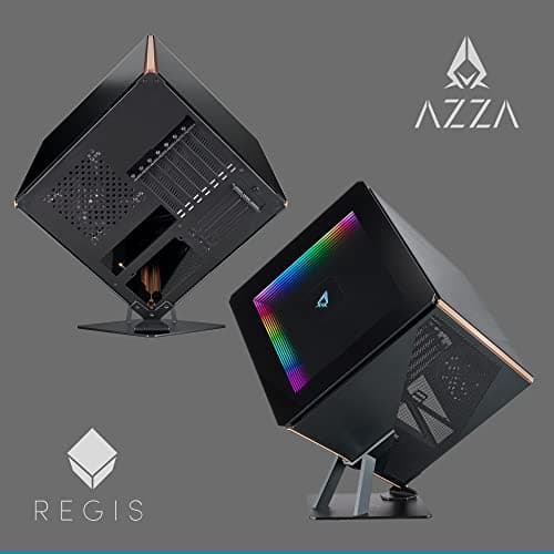 Azza Regis ATX Mid Tower Black Tempered Glass image