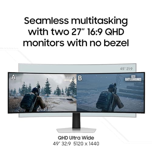 Samsung Odyssey G9 G93SC 49" 5120x1440 240Hz QD-OLED Monitor image