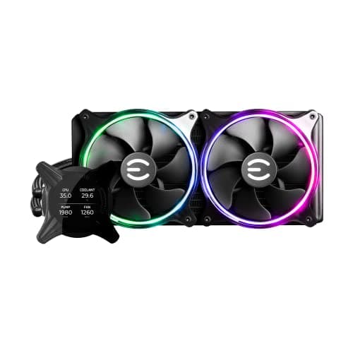 EVGA CLCx Water 280mm 85.13 CFM Black image