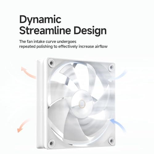 Ocypus Iota Water 360mm 77 CFM White image