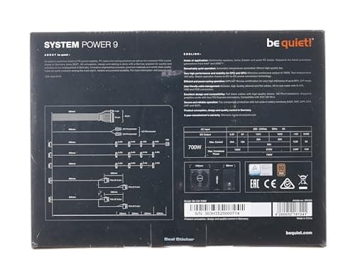 be quiet! System Power 9 Black 700W Semi-Modular 80+ Bronze image