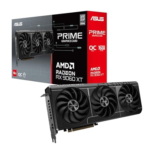 Asus PRIME OC Radeon RX 9060 XT 16GB GDDR6 Black main image