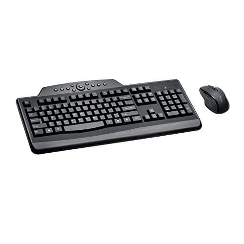 Kensington Pro Fit Wireless Media Desktop Set Ergonomic Keyboard with Optical Mouse main image