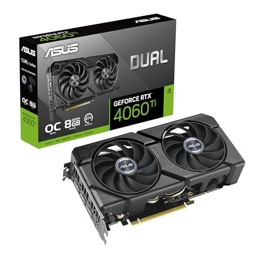 Asus DUAL EVO OC GeForce RTX 4060 Ti 8GB GDDR6 Black image
