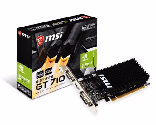 MSI GeForce GT 710 2GD3H LP 2GB DDR3 Black main image