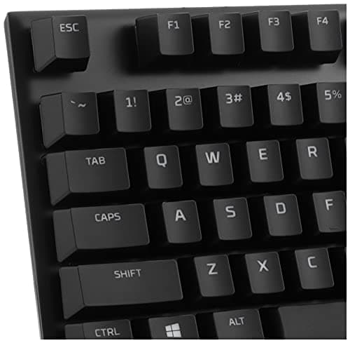 HyperX Alloy FPS Pro - Tenkeyless Mechanical Gaming Keyboard - 87-Key, Ultra-Compact Form Factor - Linear & Quiet - Cherry MX Red - Red LED Backlit (HX-KB4RD1-US/R1) image