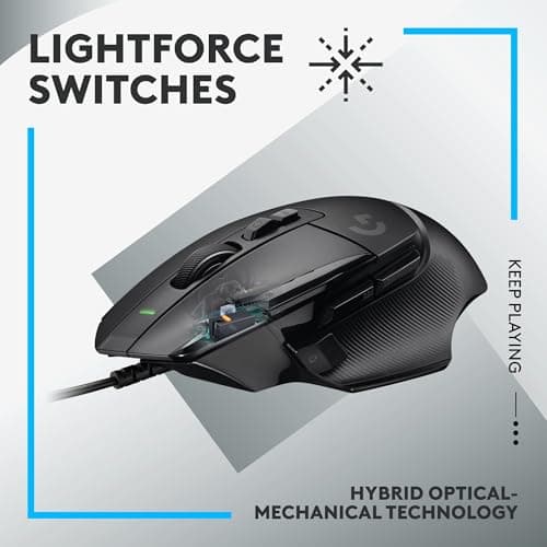 Logitech G502 X Wired Optical Gaming Mouse image