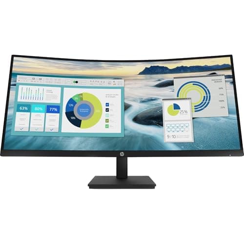 HP P34hc G4 34" 3440x1440 100Hz VA Curved Monitor image