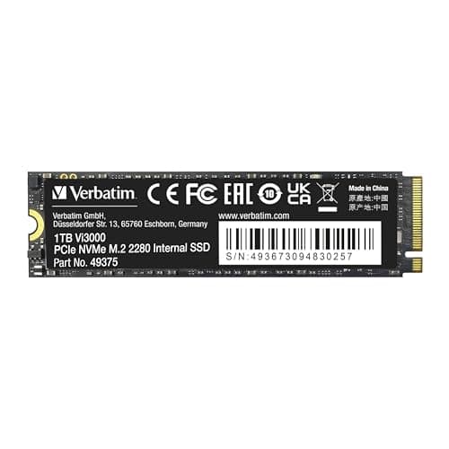 Verbatim Vi3000 1TB SSD M.2-2280 PCIe 3.0 X4 NVMe main image