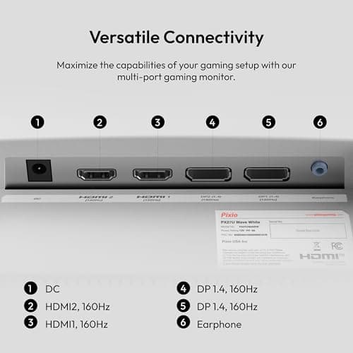 Pixio PX27U Wave 27" 4K 160Hz IPS Monitor image