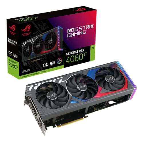 Asus ROG STRIX OC GeForce RTX 4060 Ti 8GB GDDR6 Black image